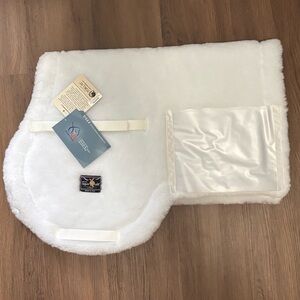 TOKLAT White English Saddle Pad NWT